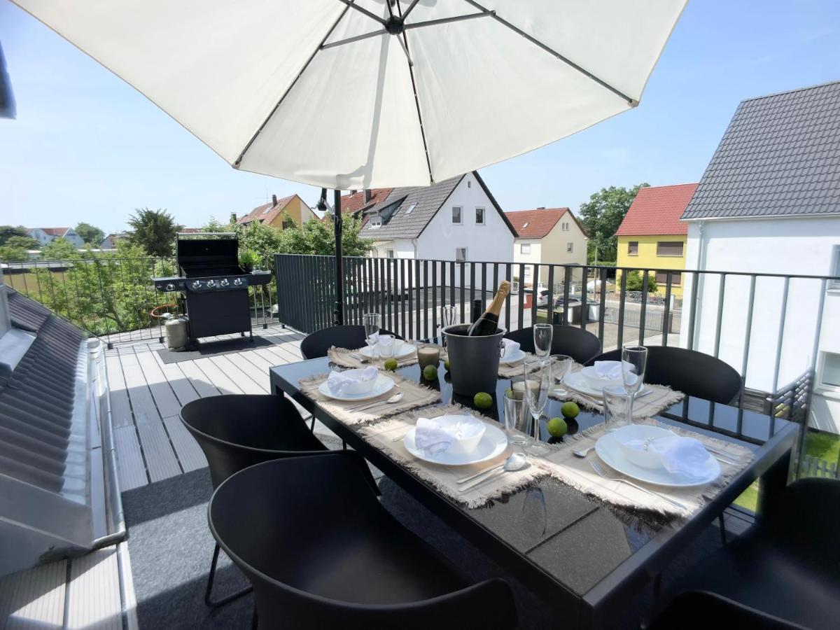 M-Style 04 Apartment Mit Balkon Und Gasgrill, 24H Self-Check-In, Free Parking, Netflix Nuremberg Bagian luar foto